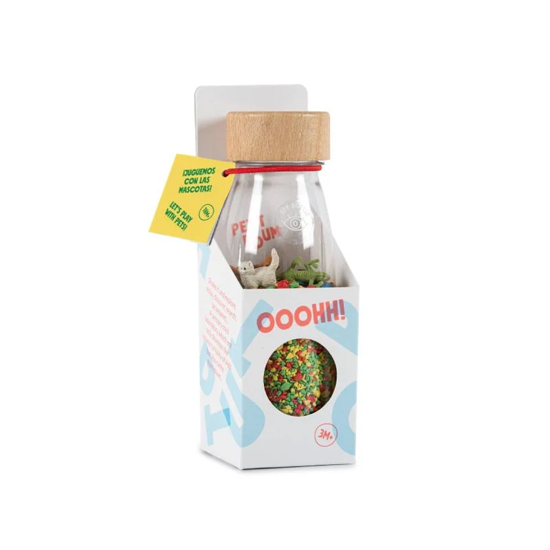 Botella Sensorial Espía: Mascotas