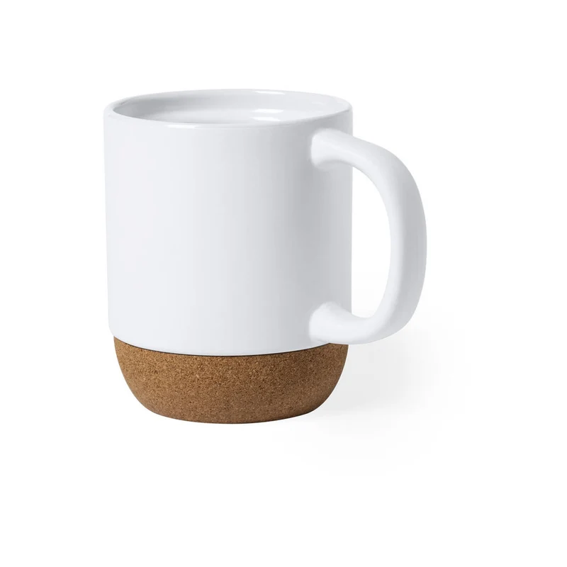 Taza Ecológica de Cerámica y Corcho Natural para Oficina Bokun 420 ml