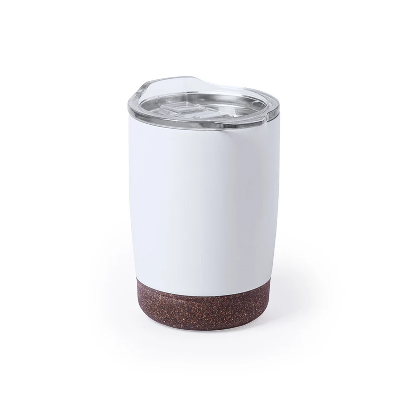 Vaso Térmico Sostenible de Corcho y Acero Inoxidable Nerux 380 ml