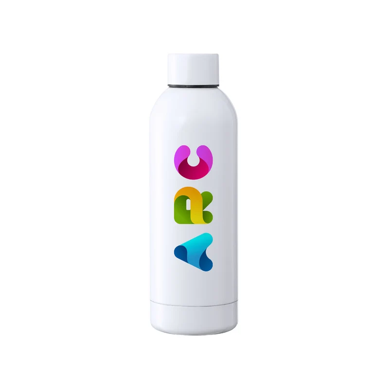 Garrafa Térmica Sublimação Hodis Aço Inox 500ml | Parede Dupla | Livre BPA | Caixa Kraft