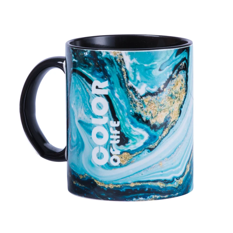 Caneca Sublimação 350ml Bicolor - Asa e Interior Coloridos