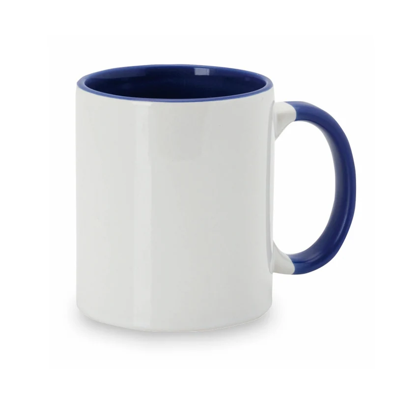 Caneca Sublimação 350ml Bicolor - Asa e Interior Coloridos