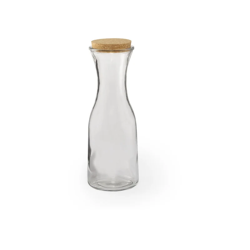 Botella Sostenible de Cristal y Tapón de Corcho Lonpel 1000 ml