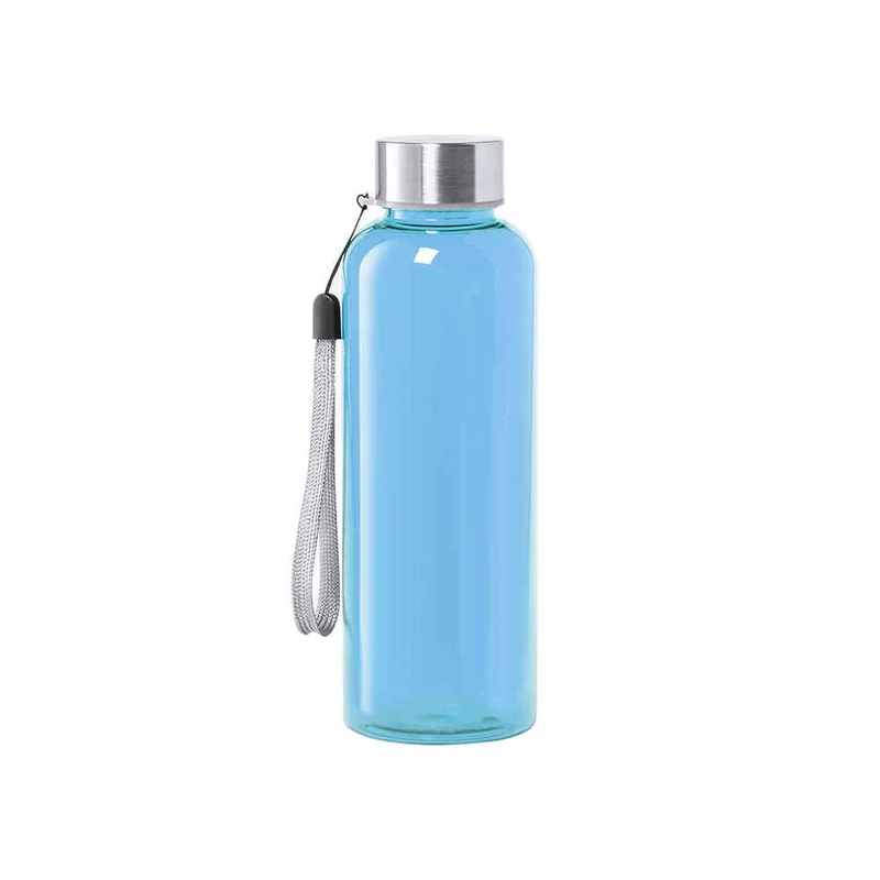 Bidón Deportivo Tritán con Tapón de Acero Inoxidable con Cordón Rizbo 500 ml