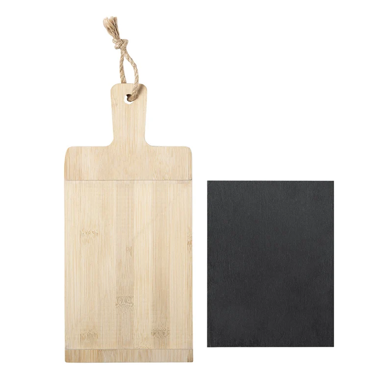 Tabla de Cocina Ecológica de Bambú y Pizarra Sisim
