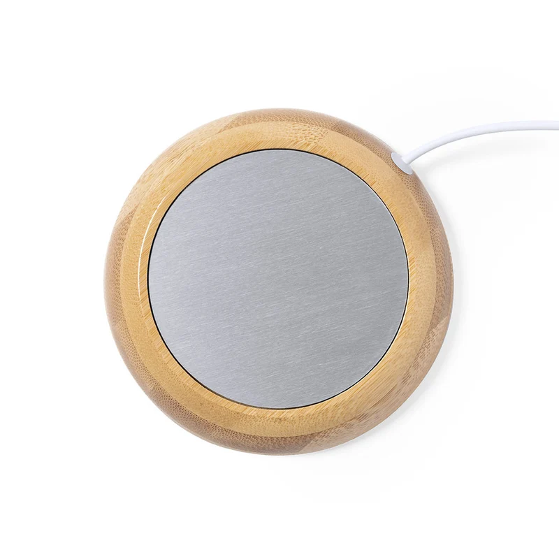 Calentador de Tazas Sostenible de Bambú USB Ligrant