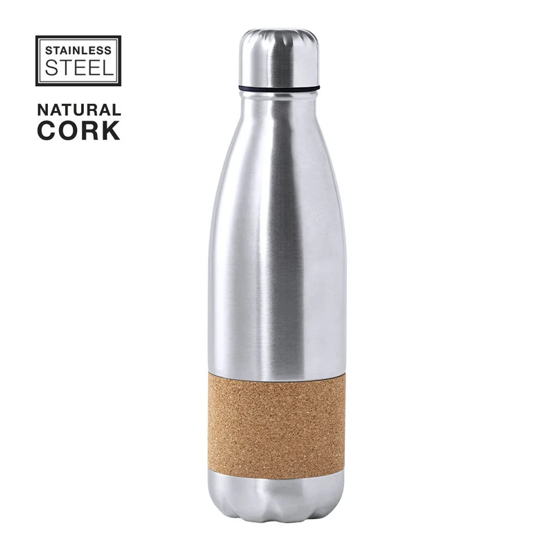 Bidón de Acero Inox y Corcho Sereok 750 ml
