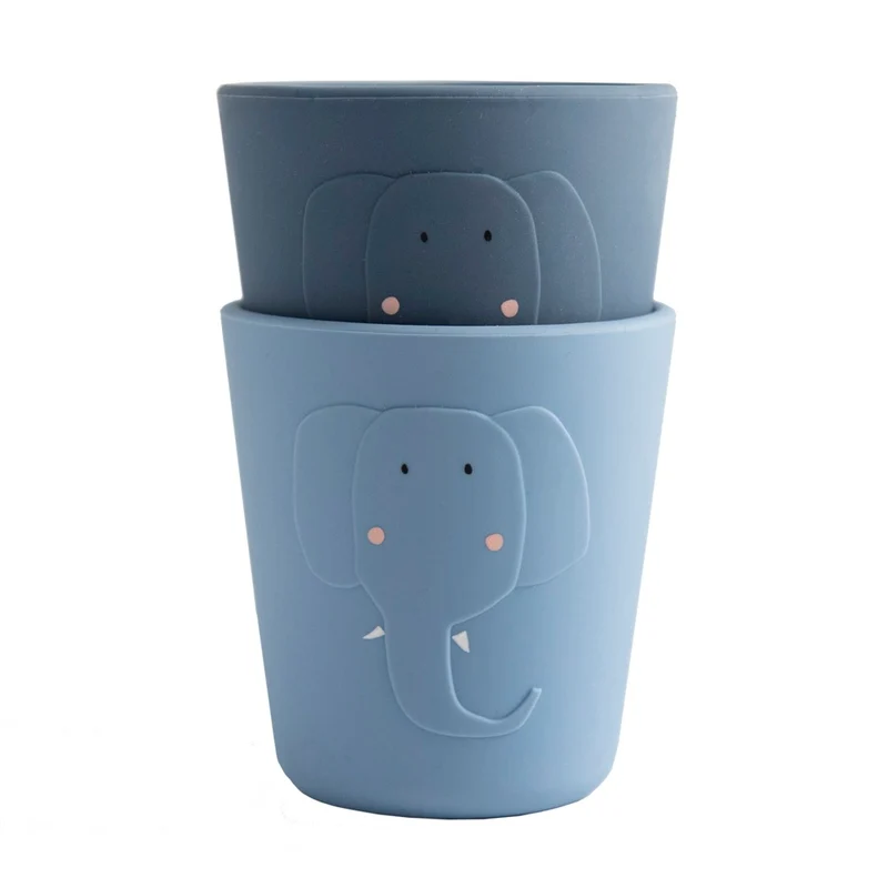 2 Vasos de Silicona Elefante (Mr. Elephant) - Trixie