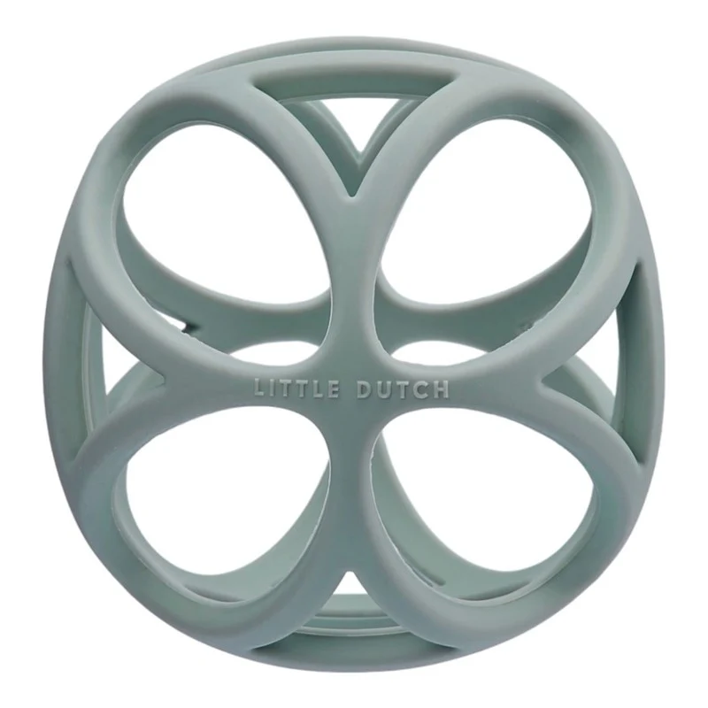 Pelota Sensorial Silicona Azul - Little Dutch