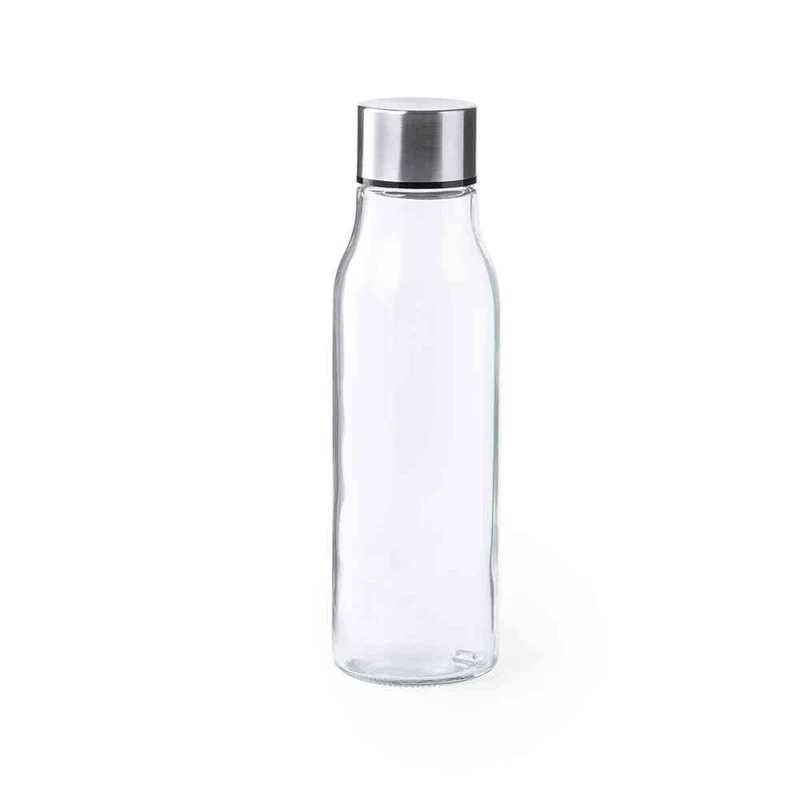 Bidón de Cristal con Tapón de Acero Inox Krobus 550 ml