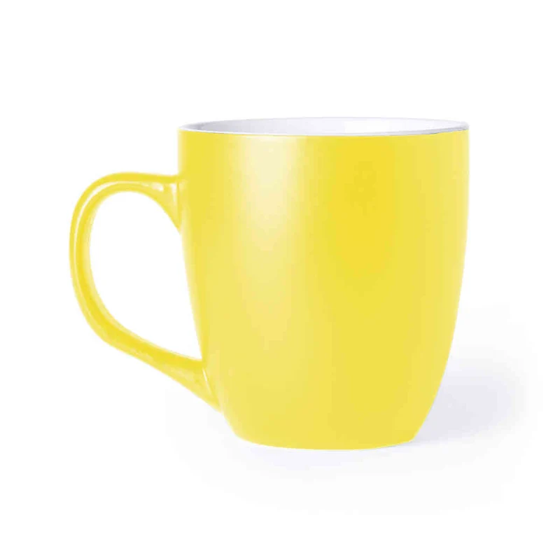 Taza Cerámica Cónica en Colores Mate para Mabery 440 ml