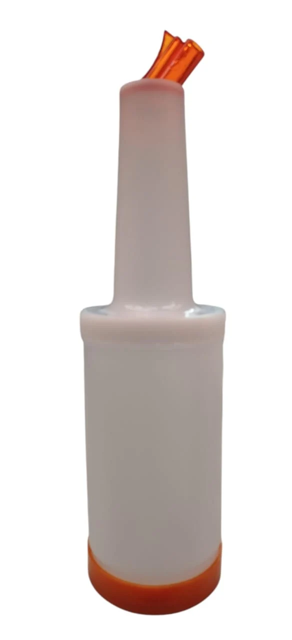 Bote Mezcla para bar de 1 lt c/tapa de Color Naranja BWTH