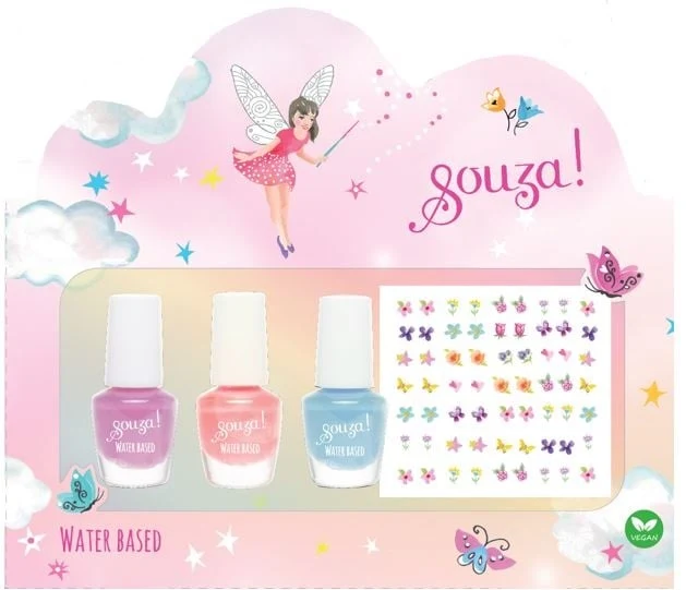 Esmalte de Uñas 3 colores + Stickers Elfo· Souza