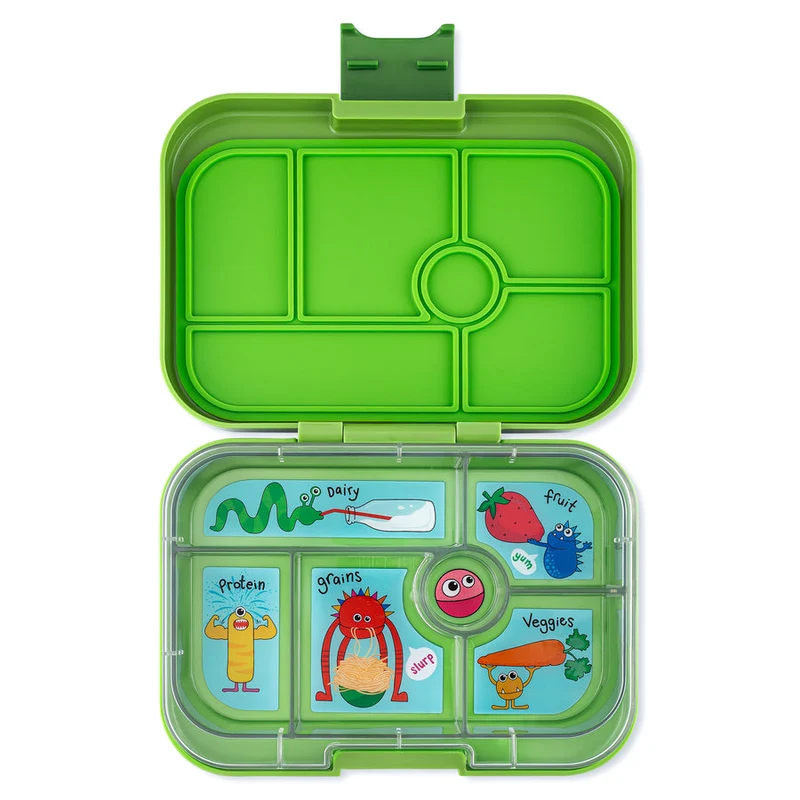 Yumbox Original 6 compartimentos Matcha Green Monsters