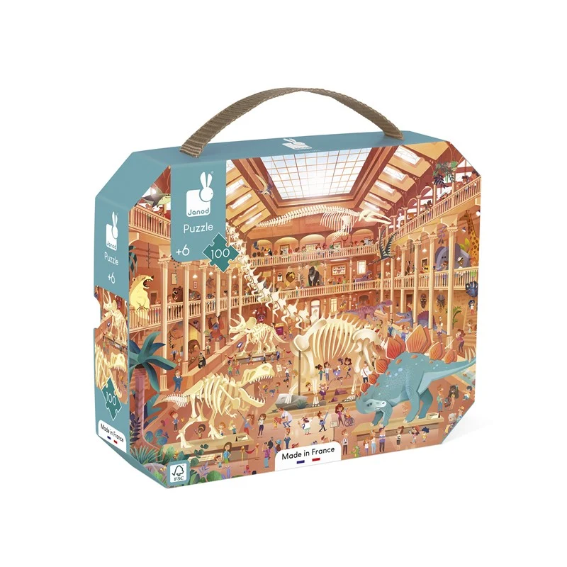Puzzle Museo Historia Natural 100 piezas· Janod