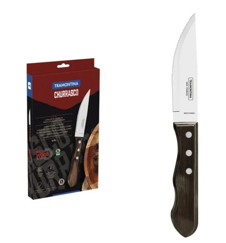 *Juego de cuchillos Jumbo 4 pzas Polywood Tramontina *