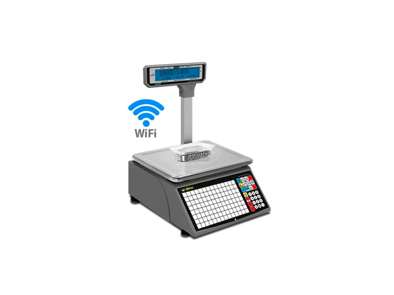 Báscula RHINO Con WIFI Electrónica Etiquetadora 30Kg