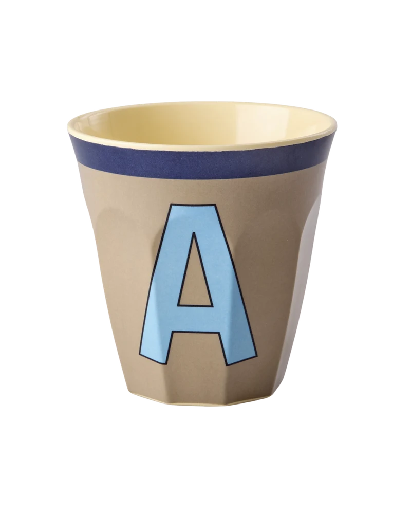 Mellem Alfabetkop - Mørk beige - A Vintage