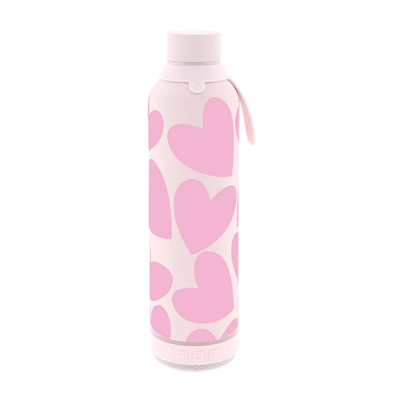 Botella Térmica de Acero Inoxidable con Altavoz – Sweet Love | Aurea