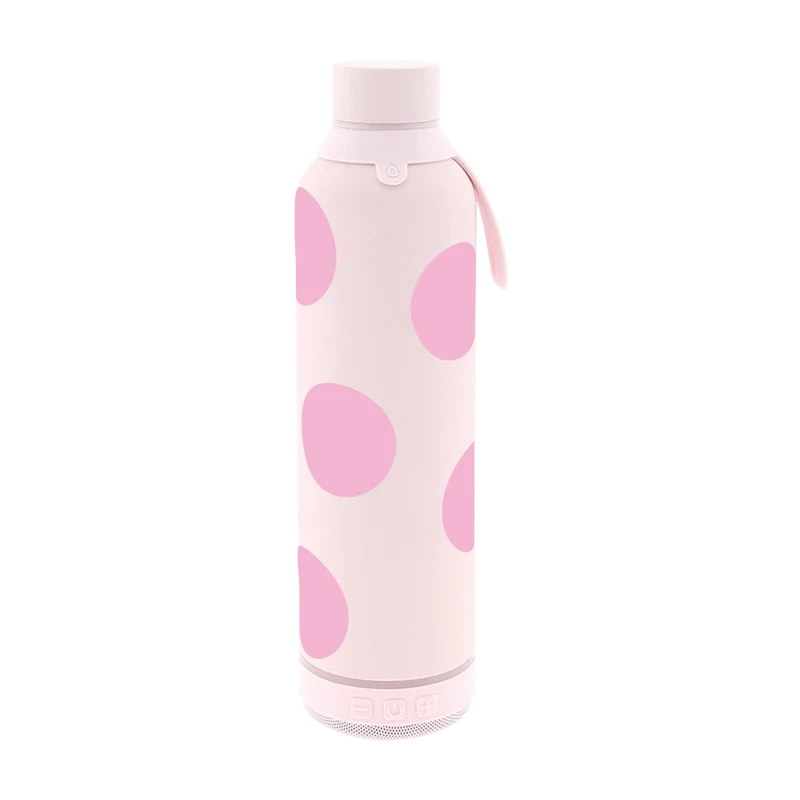 Botella Térmica de Acero Inoxidable con Altavoz – Happy Dots | Aurea