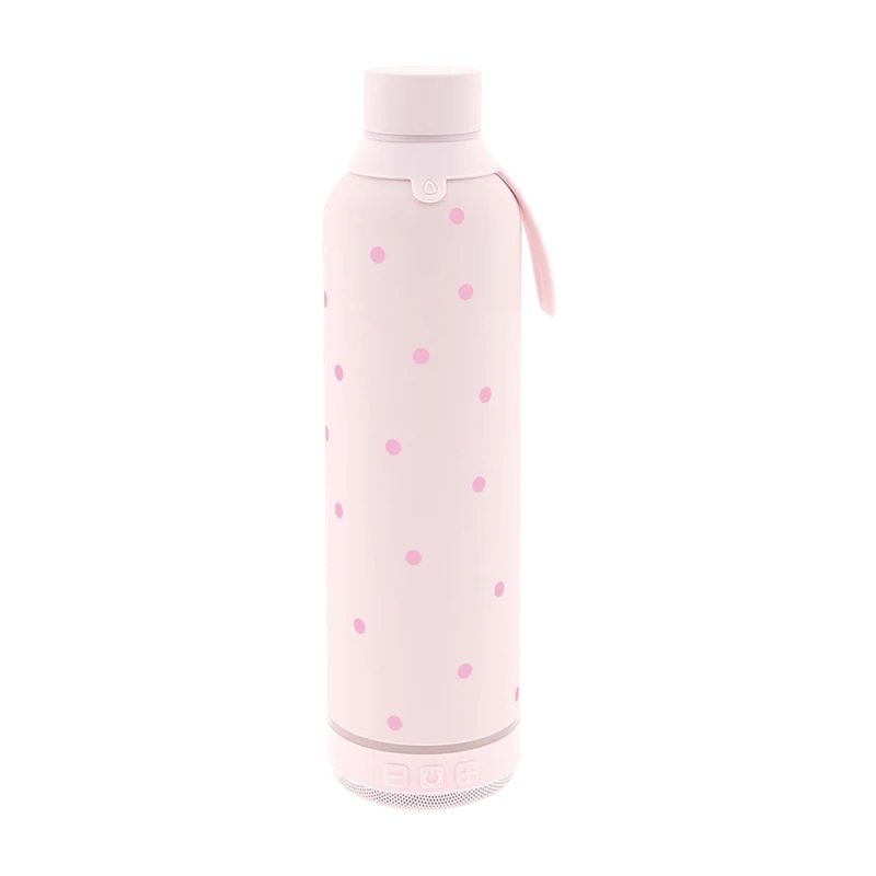 Botella Térmica de Acero Inoxidable con Altavoz – Pastel Dots | Aurea