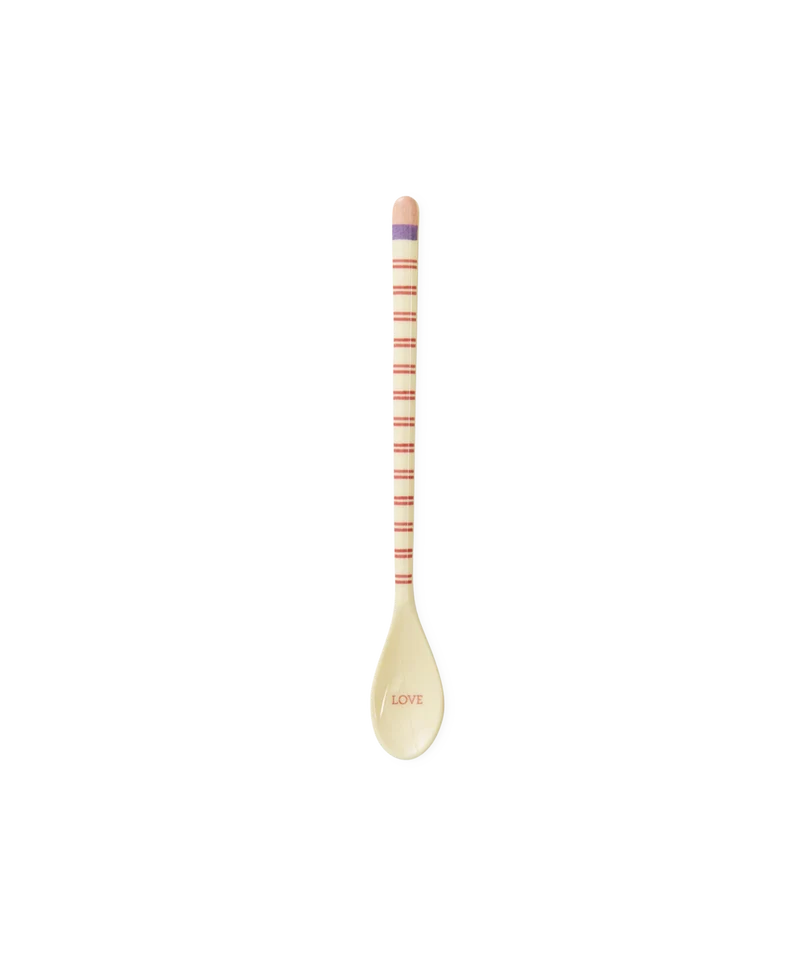 Latteske - Creme - Stripey Love Print