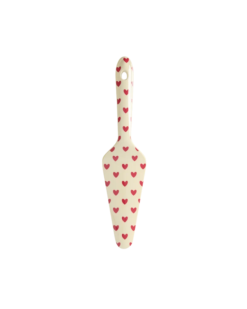 Kagespatel - Rød - Favorite Hearts Print