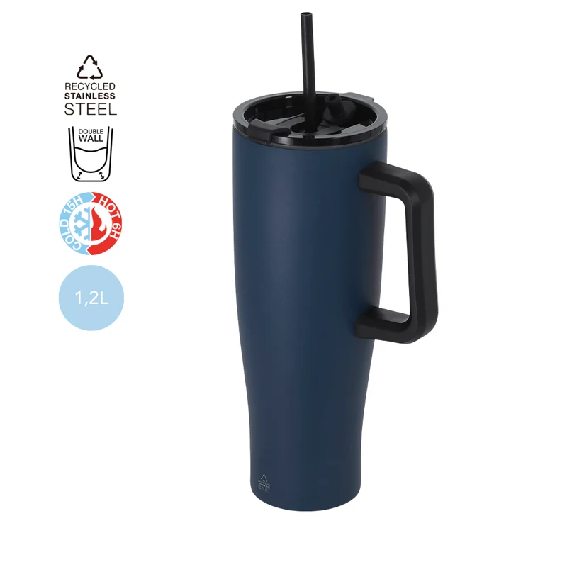 Taza Térmica Sostenible Acero Reciclado Leandrok 1,2 L