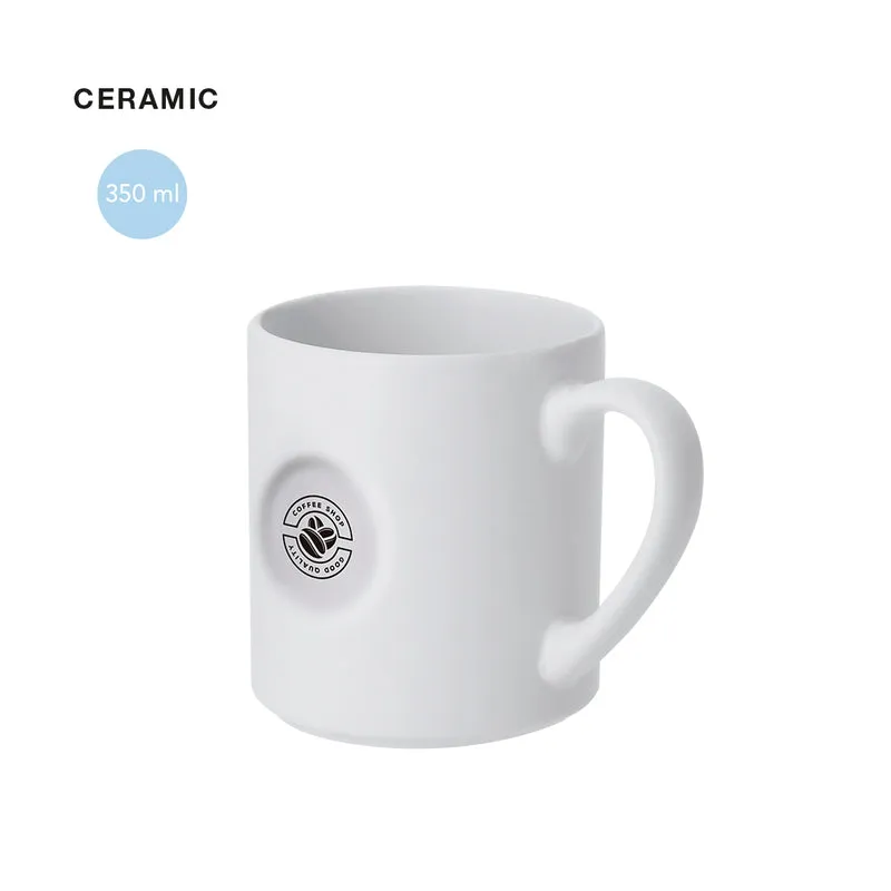 Taza De Cerámica Acabado Mate Tiraan 350Ml