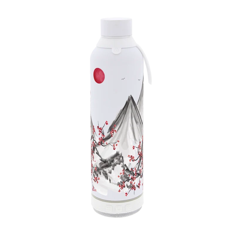 Botella Térmica de Acero Inoxidable con Altavoz – Echoes of Japan | Aurea