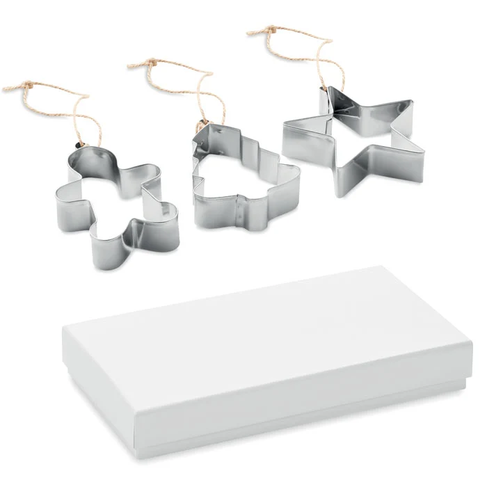 Set 3 Moldes Navideños de Acero Inoxidable Cuqui Set