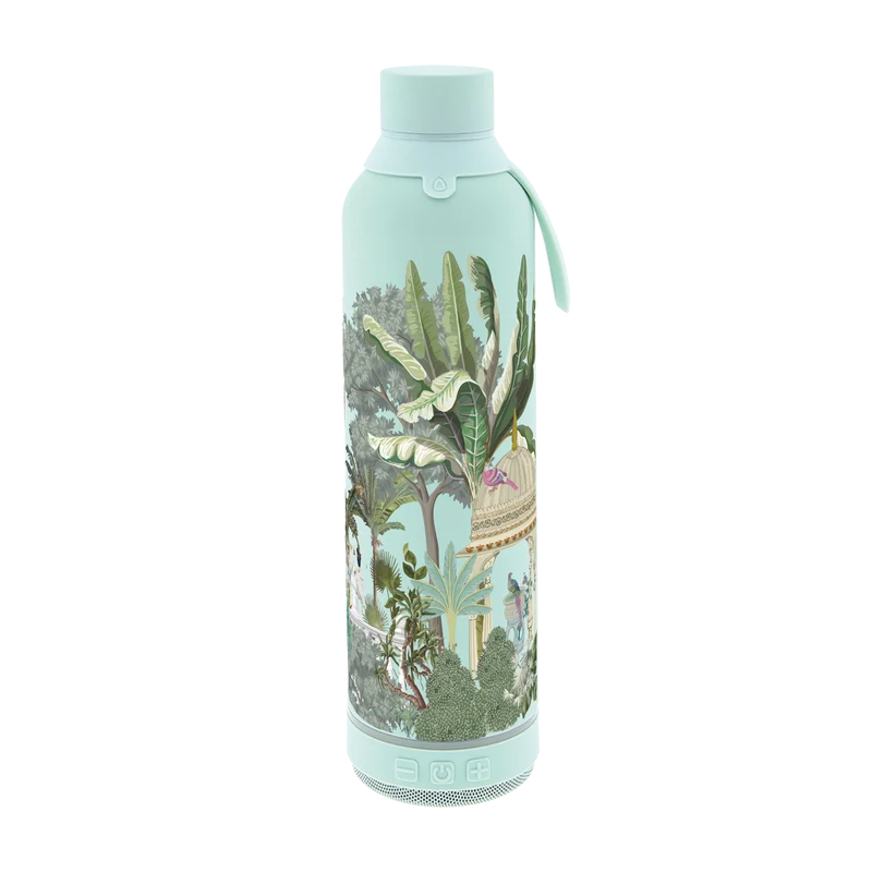 Botella Térmica de Acero Inoxidable con Altavoz – Wild Paradise | Aurea