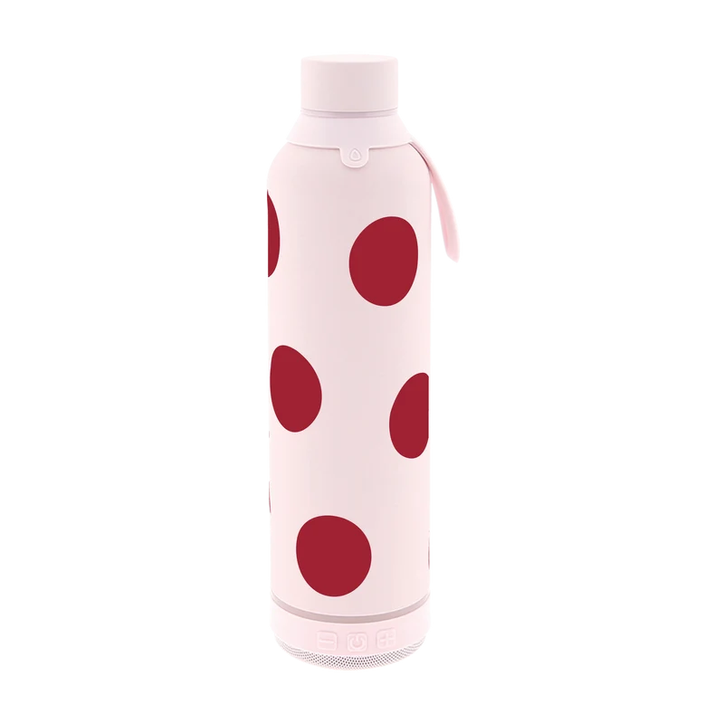 Botella Térmica de Acero Inoxidable con Altavoz – Bold Dots | Aurea