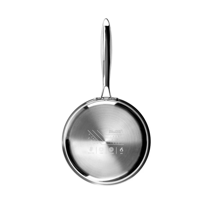 Sarten de acero inox tricapa Triply Natural de Ibili