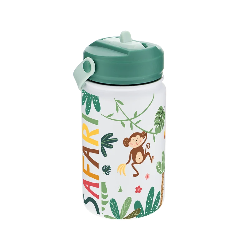 Botella infantil de acero inoxidable - Safari