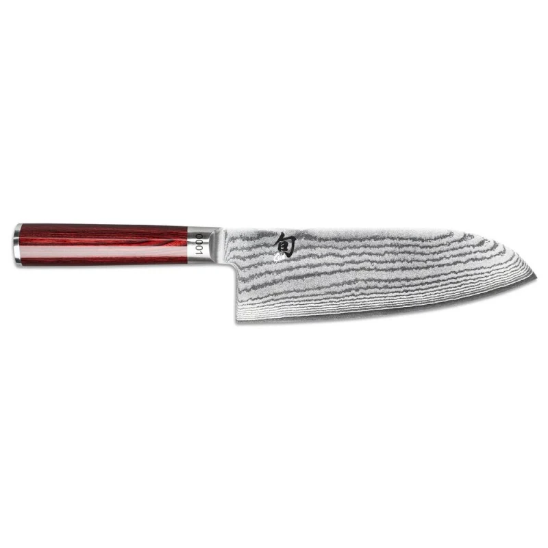 Cuchillo Santoku Shun Classic Red 18cm Edición Limitada Kai DM-0717RD