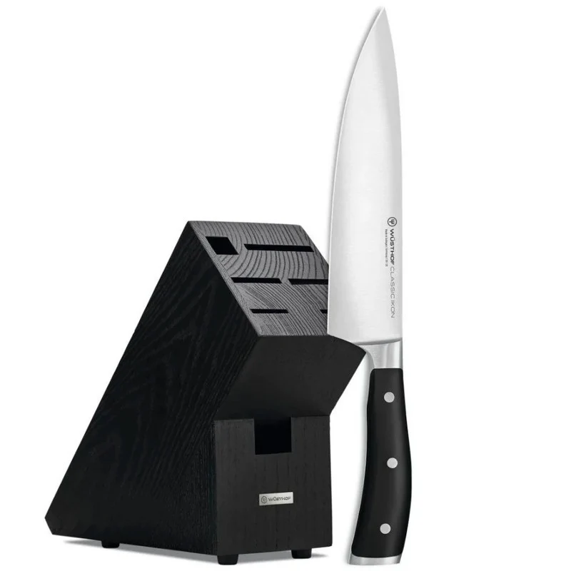 Cuchillo cebollero wusthof 20 cms ikon classic y tacoma de regalo