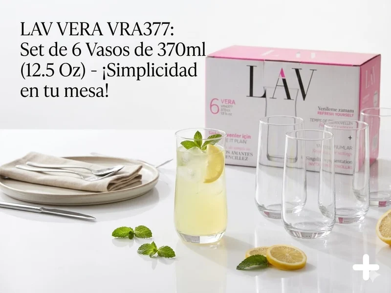 Set de 6 vasos VERA LAV