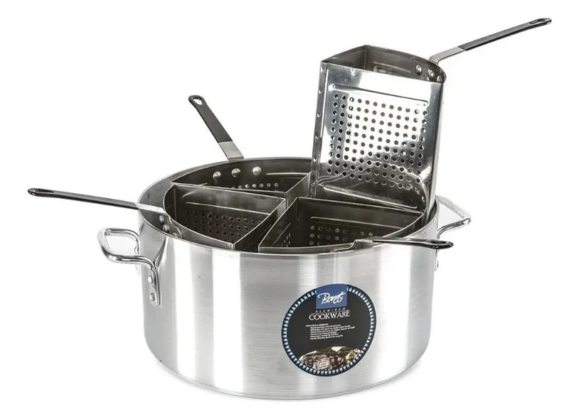Juego De Olla Pasta Para Cocción Aluminio CCS