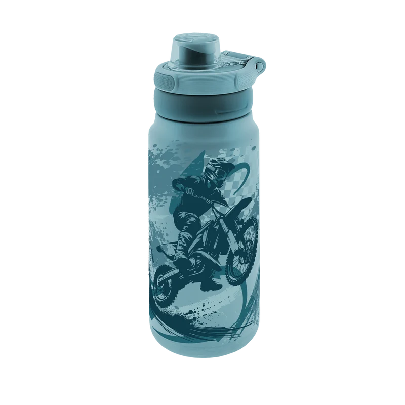 Botella Térmica de Acero Inoxidable Sport – Motocross Zone | Aurea