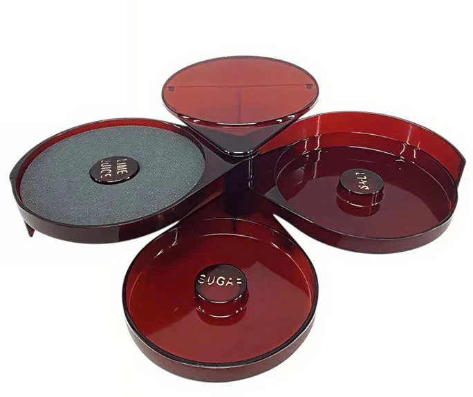 Escarchador de Vasos 3 Niveles Rojo