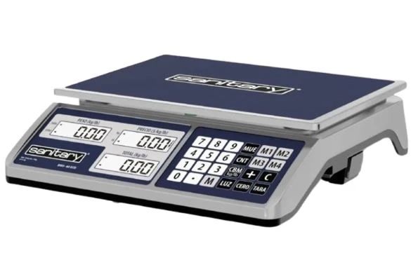 Bascula Electronica Comercial Sanitary BMS-40 40 Kg