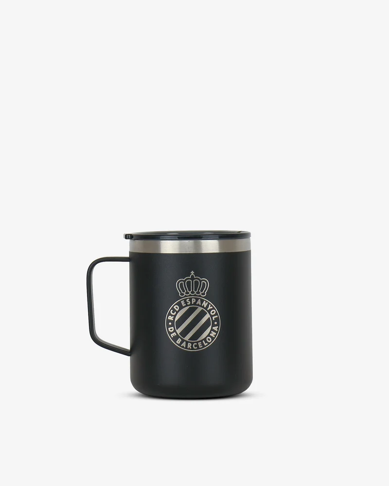 Mug Espanyol - Escudo Black