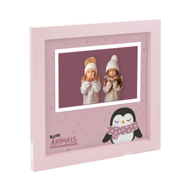 Marco de Madera Infantil – Pingüino | Aurea Kids