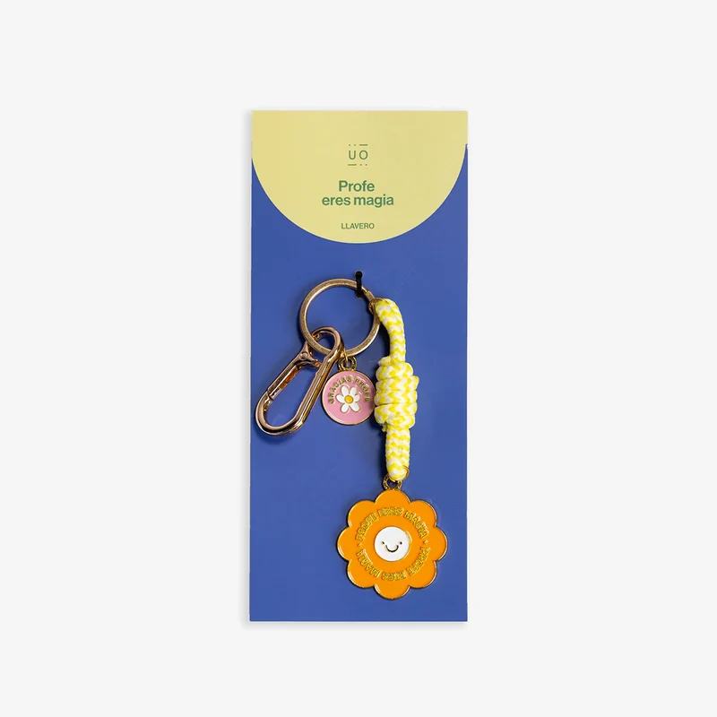 Llavero para bolso "Profe eres magia" - UO