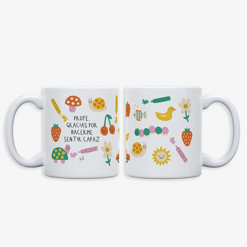 Taza "Profe, gracias por hacerme sentir capaz" - UO