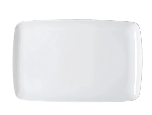 Plato trinche Cuadrado Elegance Porcelana 32 Cns
