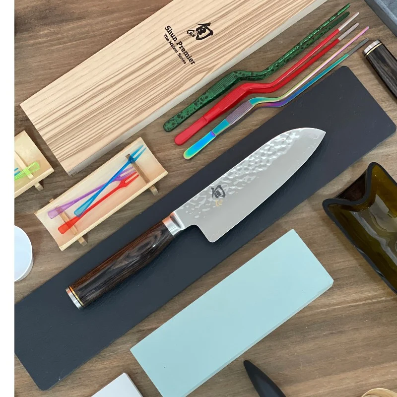 Cuchillo de Cocina Kai Shun Premier Santoku 14 cm | Acero Damasco 32 Capas
