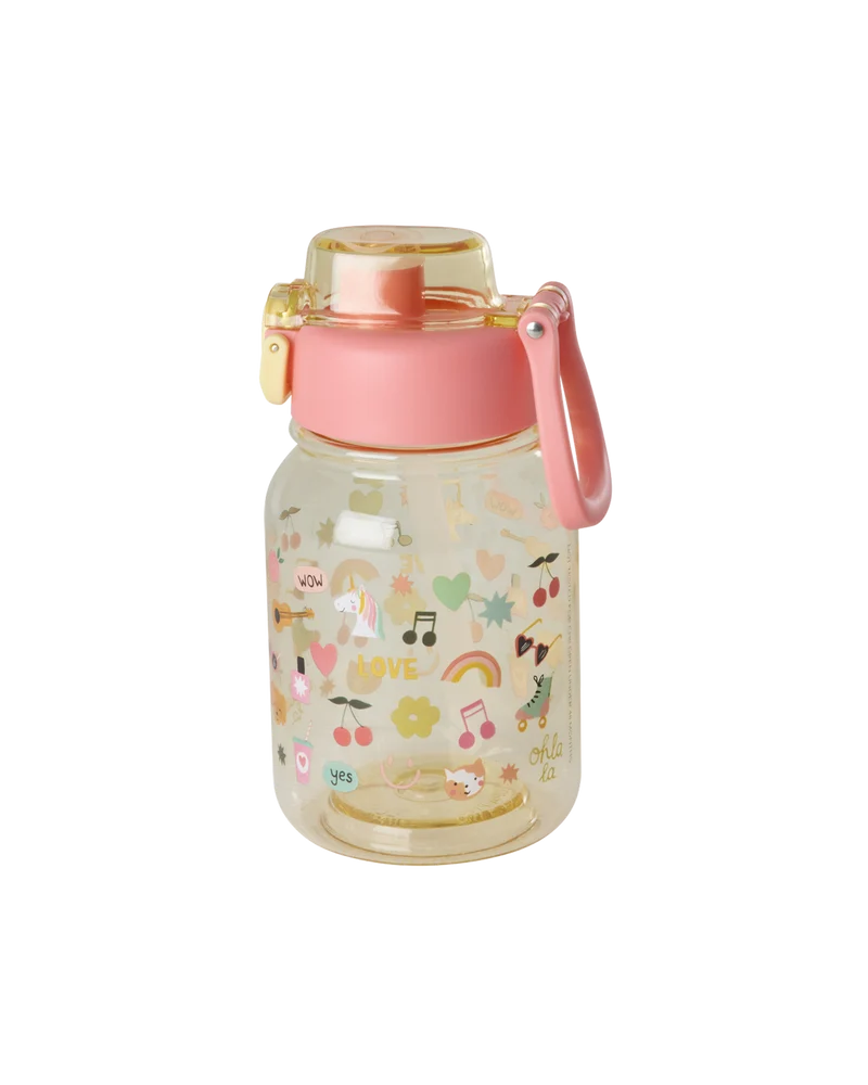 Drikkedunk - Lys Gul - Unicorn Love Print