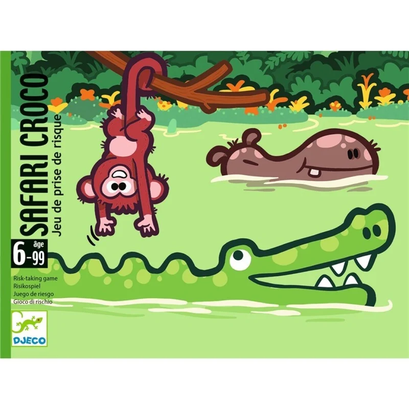 Safari Croco - Juego de Cartas - Djeco